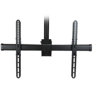 Startech Ceiling TV Mount - 3.5' to 5' Pole - Full Motion - Supports Displays 32 to 75" - For VESA Mount Compatible TVs (FLATPNLCEIL) - Bracket - for flat panel - steel - black - screen size: 32"-75" - ceiling mountable - for P/N: HDMIPLATE