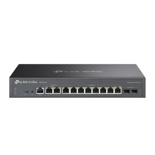 TP-Link Omada ER7412-M2 V1 - Router 12-port switch - 1GbE, 2.5GbE - WAN ports: 12 - rack-mountable