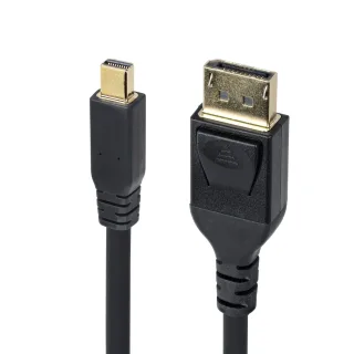 StarTech Mini DP to DisplayPort 1.4 Cable 8K 60Hz HBR3 4K - DisplayPort cable - Mini DisplayPort (M) to DisplayPort (M) latched - Displayport 1.4/Thunderbolt 2 - 3.1 m - 8K60Hz (7680 x 4320) support, 4K120Hz (3840 x 2160) support - black