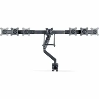 Startech Crossbar Triple Monitor Desk Mount, VESA 75x75/100x100 - Mounting kit - adjustable arm - for 3 LCD displays - triple monitor mount - plastic, aluminium, steel - black - screen size: 17"-27" - desk-mountable