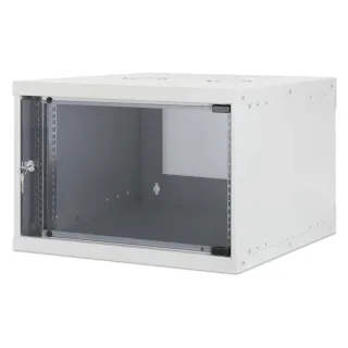 Intellinet 714150 Network Cabinet Wall Mount 6U- (Basic) 400MM Grey Flatpack