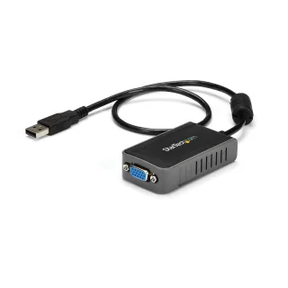Startech USB to VGA Adapter - 1440x900 - Adapter - TAA Compliant - USB male to HD-15 (VGA) female - 7.5 cm - grey