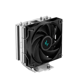 DeepCool AG400 Fan CPU Cooler, Universal Socket, High Efficiency 120mm PWM Cooling Black Fan, 2000RPM, 4 Heat Pipes, 220W Heat Dissipation Power, Unique Matrix Fin Design, Intel LGA 1700 Bracket Included