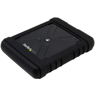 Startech USB 3.0 to 2.5" SATA SSD/HDD Enclosure - UASP Enhanced External Hard Drive Enclosure - MIL-STD-810G Rated Case (S251BRU33) - Storage enclosure - 2.5" - SATA 6Gb/s - SATA 6Gb/s, USB 3.0 - black - for P/N: HB30C1A1CPD, HB30C3AGEPD, HB30C3APDW, HB30C4AB, HB30C4ABW, HB30C4AFPD, HB30C4AFS