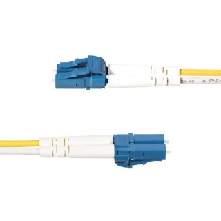 Startech 10m (30ft) LC to SC (UPC) OS2 Single Mode Duplex Fiber Optic Cable, 9/125µm, Laser Optimized, 10G, Bend Insensitive, Low Insertion Loss - LSZH Fiber Patch Cord (SMLCSC-OS2-10M)