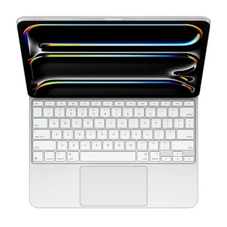 Apple Magic Keyboard - Keyboard and folio case - with trackpad - backlit - Apple Smart connector - QWERTY - US - white - for 13-inch iPad Pro (M4, M5)