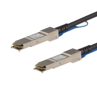 Startech Cisco QSFP-H40G-CU5M Compatible 5m 40G QSFP+ to QSFP+ DAC Twinax, 40GbE QSFP+ Copper DAC 40 Gbps Low Power Passive Transceiver Module DAC, Cisco Firepower C9200, QSFP+ Cable - Lifetime Warranty (QSFPH40GCU5M) - Direct attach cable - QSFP+ to QSFP+ - 5 m - twinaxial - SFF-8436 - passive - black