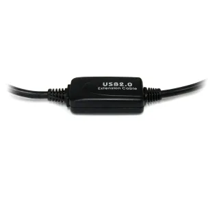 StarTech 9 m / 30 ft Active USB A to B Cable - M/M - Black USB 2.0 A to B Cord - Printer Cable - Extension USB Cable (USB2HAB30AC)