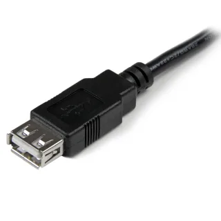 StarTech 6in USB 2.0 Extension Adapter Cable A to A - M/F - USB extension cable - USB (M) to USB (F) - USB 2.0 - 5.9 in - black - USBEXTAA6IN - USB extension cable - USB (M) to USB (F) - USB 2.0 - 15 cm - black