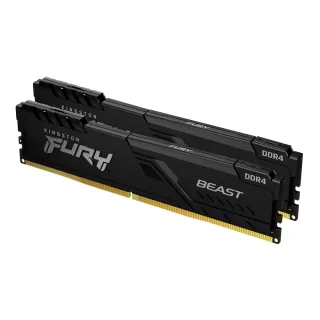 Kingston FURY Beast - DDR4 - kit - 64 GB: 2 x 32 GB - DIMM 288-pin - 3600 MHz / PC4-28800 - CL18 - 1.35 V - unbuffered - non-ECC - black