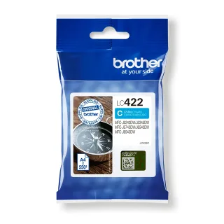 Brother LC422C - Cyan - original - ink cartridge - for Brother MFC-J5340DW, MFC-J5340DWE, MFC-J5345DW, MFC-J5740DW, MFC-J6540DW, MFC-J6940DW