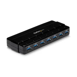 Startech 7 Port USB 3.0 Hub - Up To 5 Gbps - 7 x USB - Universal Multi Port USB Extender for Your Desktop - USB Powered (ST7300USB3B) - Hub - 7 x SuperSpeed USB 3.0 - desktop - for P/N: BNDTBUSB3142, PEXUS313AC2V, PEXUSB311A1E, PEXUSB312A2, PEXUSB314A2V2, SDMSDRWU3AC