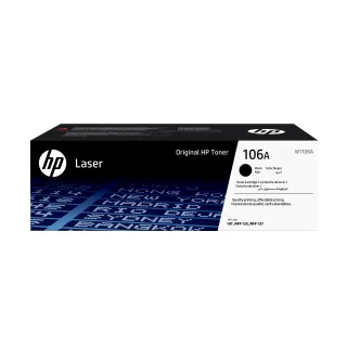 HP 106A - Black - original - toner cartridge (W1106A) - for Laser 107, MFP 135, MFP 137