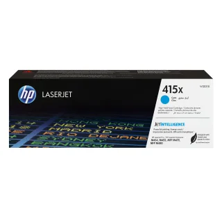 HP 415X Original High Yield Laser Toner Cartridge - Cyan - 1 Piece - 6000 Pages (W2031X)