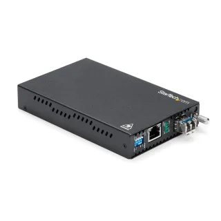 Startech Singlemode (SM) LC Fiber Media Converter for 1Gbe Network - 20km - Gigabit Ethernet - 1310nm - with SFP Transceiver (ET91000SM20)
