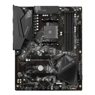 Gigabyte B550 GAMING X V2 AMD AM4 Socket Motherboard, ATX, 4x DDR4 Slots, 2x M.2 Sockets, Fitted I/O Shield, GbE LAN, 1x DVI-D / 1x HDMI Port