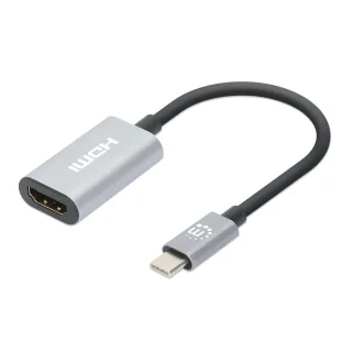 Manhattan 153973 USB-C to HDMI Cable 11CM- Male/Male 4K/60HZ Black