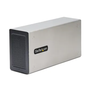 Startech Thunderbolt 3 PCIe Expansion Chassis, Enclosure Box W/Dual PCI-E Slots, External PCIe Slots for Laptops/Desktops/All-In-Ones, 8K/4K Output Via TB3/DP 1.4 Ports - For PCI Express Cards (2TBT3-PCIE-ENCLOSURE)