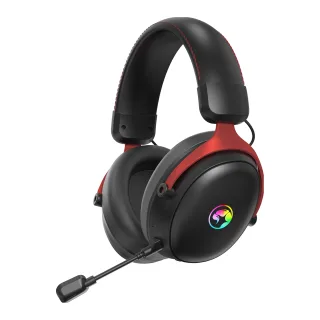 Marvo Scorpion HG9076W Tactic X Pro Wireless Bluetooth / USB-C RGB Gaming Headset (Black)