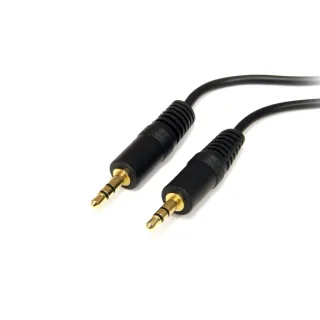 Startech 6 ft. (1.8 m) 3.5mm Audio Cable - 3.5mm Audio Cable - Gold Plated Connectors - Male/Male - Aux Cable (MU6MM)