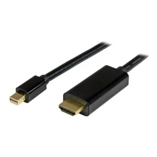 Startech 6ft Mini DisplayPort to HDMI Cable - 4K 30hz Monitor Adapter Cable - mDP PC or Macbook to HDMI Display (MDP2HDMM2MB)