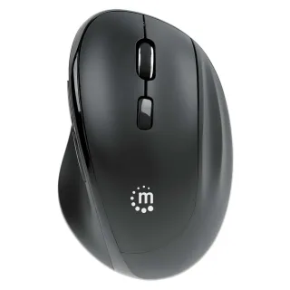 Manhattan 190237 Ergonomic USB Wireless Mouse- Right Handed 7-BUTTON
