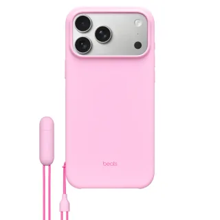 Beats - Protective cover for mobile phone - with kickstand and camera control - MagSafe compatibility - polycarbonate - pebble pink - for iPhone 17 Pro Max