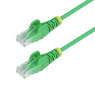 Startech 2.5m Green Slim CAT6 Ethernet Cable, Snagless, 28AWG, LSZH - Patch cable - RJ-45 (M) to RJ-45 (M) - 2.5 m - 3.6 mm - UTP - CAT 5/5e/6 - IEEE 802.3bt - halogen-free, snagless - purple