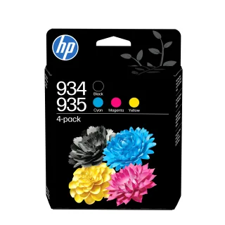 HP 934/935 - 4-pack - black, yellow, cyan, magenta - original - Officejet - ink cartridge - for Officejet 6820, Officejet Pro 6230, 6230 ePrinter, 6830