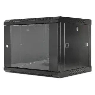 Intellinet 711739 Network Cabinet Wall Mount 6U- (Standard 450MM Black Assembled