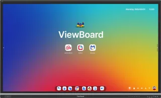 ViewSonic ViewBoard IFP7551-3C - 75" Diagonal Class (74.5" viewable) - IFP51 Series LED-backlit LCD display - interactive - with touchscreen (multi touch) / 8-microphone array / optional slot-in PC capability - 4K UHD (2160p) 3840 x 2160 - Direct LED
