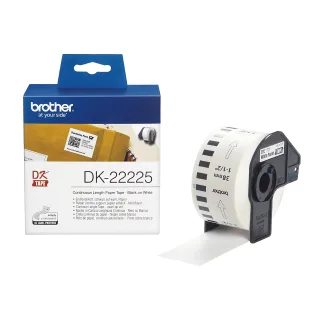 Brother DK22225 Dk-continue Length Tape: 38MM Thermal Paper - White 30.48M