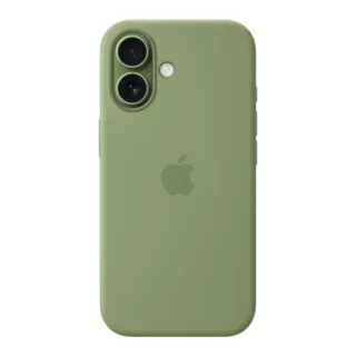 Apple - Protective cover for mobile phone - MagSafe compatibility - silicone - light moss - for iPhone 17