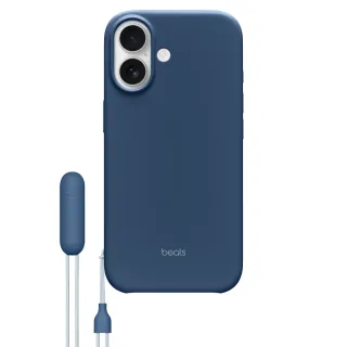 Beats - Protective cover for mobile phone - with kickstand and camera control - MagSafe compatibility - polycarbonate - bedrock blue - for iPhone 17