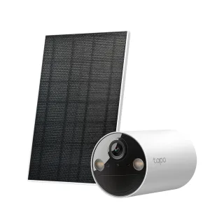 Tapo C410 KIT V1 - Network surveillance camera - indoor, outdoor - weatherproof - colour (Day&Night) - 3 MP - 2304 x 1296 - 2K - fixed focal - audio - wireless - Wi-Fi - 2.4GHz radio - H.264 - with Tapo A201 solar panel