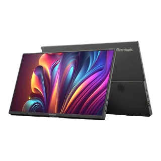 ViewSonic VA1650 - LED monitor - 16" (15.6" viewable) - portable - 1920 x 1080 Full HD (1080p) @ 60 Hz - IPS - 250 cd/m² - 1000:1 - 7 ms - HDMI, USB-C - speakers