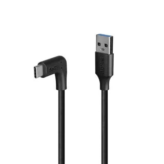 Lindy 32014 1.5M USB 3.2 Type a to C Cable 90 Right Angle