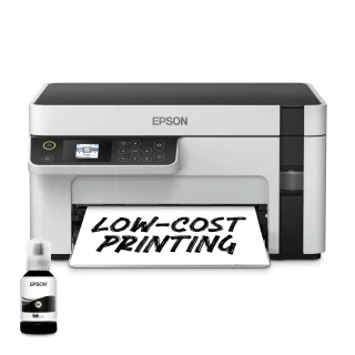 Epson EcoTank ET-M2120 ET M2120 ETM2120 2120 - Multifunction printer - B/W - ink-jet - A4/Legal (media) - up to 15 ppm (printing) - 150 sheets - USB, Wi-Fi - white
