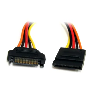StarTech 12in 15 pin SATA Power Extension Cable - SATA Power Male to Female Extender - 12 Inch SATA Power Extension Cord - Power extension cable - SATA power (M) to SATA power (F) - 30.5 cm