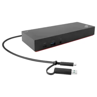 Lenovo ThinkPad Hybrid USB-C with USB-A Dock - Docking station - USB-C - 2 x HDMI, 2 x DP - 1GbE - 135 watt - United Kingdom