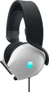 Alienware Gaming Headset AW520H - Headset - full size - wired - USB, 3.5 mm jack - lunar light