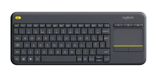 Logitech 920-007133 Wireless Touch Keybrd K400 Plus Black