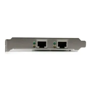 Startech Dual Port Gigabit PCI Express Server Network Adapter Card - 1 Gbps PCIe NIC - Dual Port Server Adapter - 2 Port Ethernet Card (ST1000SPEXD4) - Network adapter - PCI Express x1 low profile - Gigabit Ethernet x 2 - for P/N: ET91000SM10, ET91000SM20
