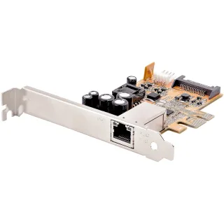 Startech 1 Port 2.5Gbps PoE Network Card, PCIe Ethernet Card w/RJ45 Port, 30W 802.3at PoE NIC for Desktops/Servers, Network PoE LAN Adapter w/Low-Profile Bracket Included - NBASE-T, Windows/Linux Support (ST1000PEXPSE)