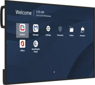 ViewSonic CDE4331-1C - 43" Diagonal Class CDE31 Series LED-backlit LCD display - digital signage - with built-in media player / optional slot-in PC capability - 4K UHD (2160p) 3840 x 2160 - direct-lit LED