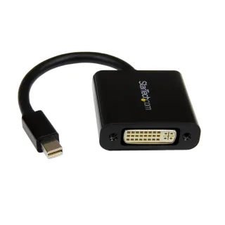 StarTech Mini DisplayPort to DVI Adapter - 1920x1200 - 1080p - Dongle - Monitor Adapter - Mini DisplayPort Adapter - Mini DP to DVI (MDP2DVI3) - DVI adapter - Mini DisplayPort (M) to DVI-I (F) - 17 cm - black