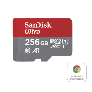 SanDisk Ultra - Flash memory card (microSDXC to SD adapter included) - 256 GB - A1 / UHS Class 1 / Class10 - microSDXC UHS-I