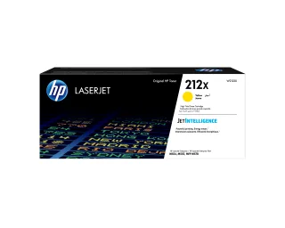 HP 212X Original High Yield Laser Toner Cartridge - Yellow - 1 Pack - 10000 Pages (W2122X)