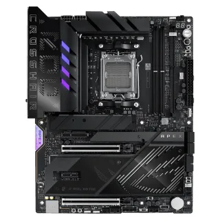 ASUS ROG CROSSHAIR X870E APEX - Motherboard - ATX - Socket AM5 - AMD X870E Chipset - USB4, USB-C 3.2 Gen2, USB 3.2 Gen 2, USB 3.2 Gen 1, USB-C 3.2 Gen 2x2 - Wi-Fi 7, Bluetooth, 5 Gigabit Ethernet - onboard graphics (CPU required) - HD Audio (8-channel)