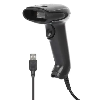 Manhattan 153997 Contact Ccd Handheld Barcode Scanner USB 60MM Scan Width Cabl